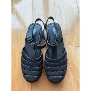 Melissa Black Jellies size 9